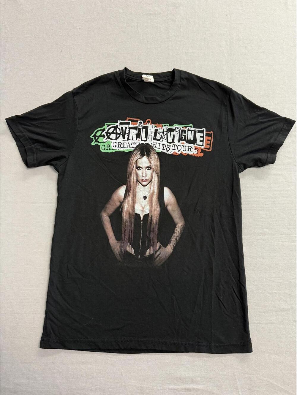 Avril Lavigne Greatest Hits Tour Merch T-shirt - Dates - M